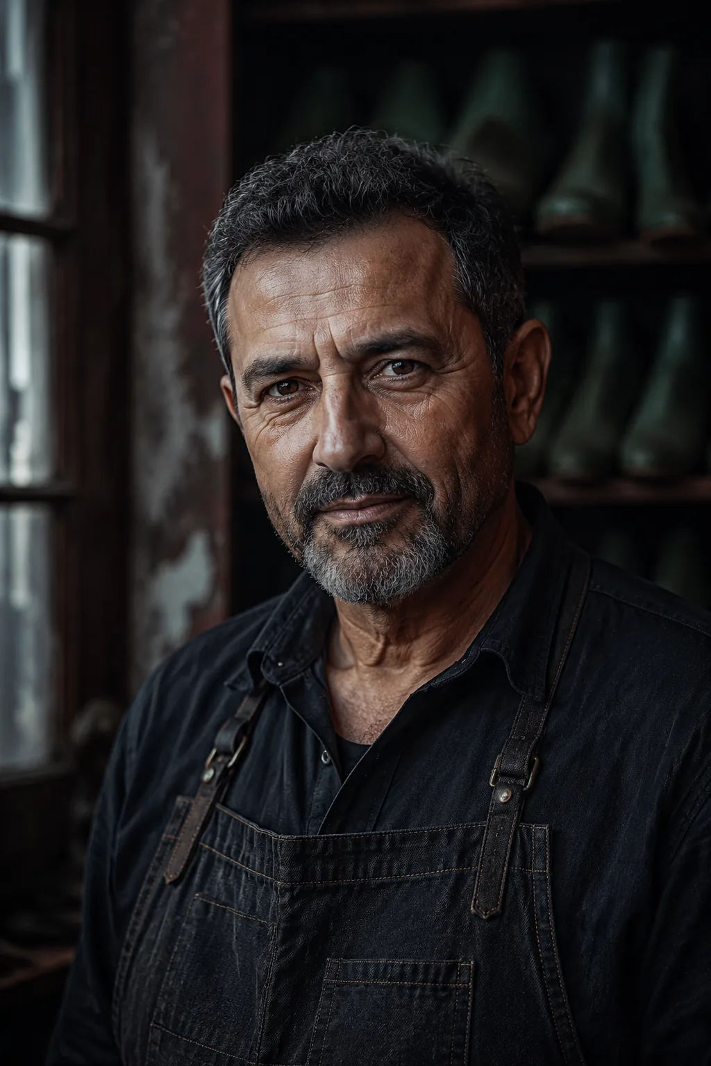 Retrato de Joaquin Pareja Rivero, maestro zapatero